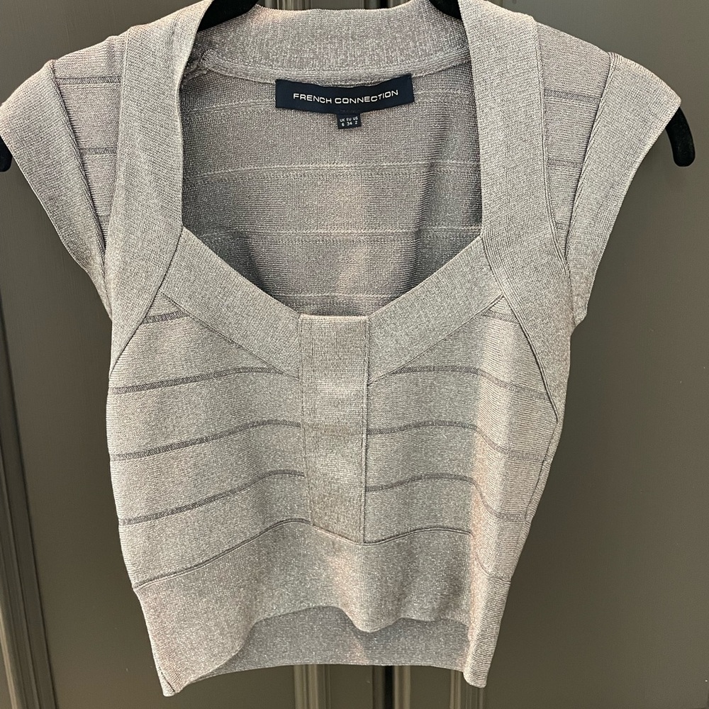 French connection crop top